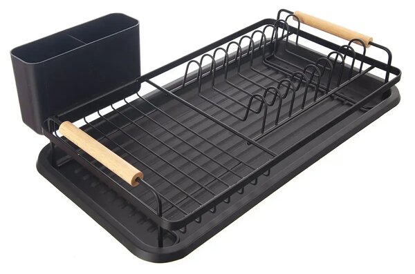 Radka Ociekacz z tacką 43 x 28,5 x 13 cm, metal/plastik ORION 155211