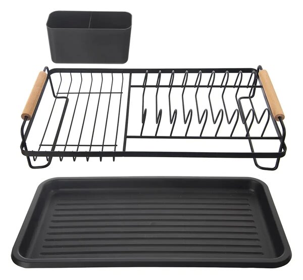Radka Ociekacz z tacką 43 x 28,5 x 13 cm, metal/plastik ORION 155211