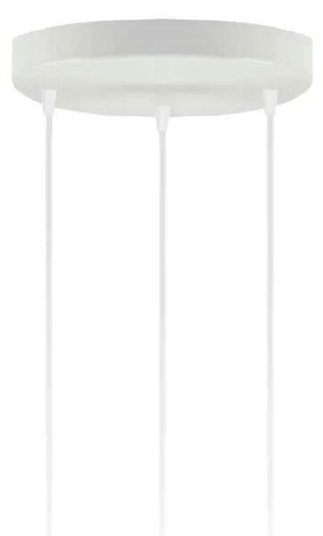 Lampa wisząca glamour na białym stelażu G8-R45