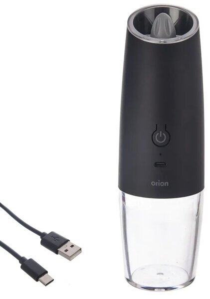 Młynek do przypraw elektryczny z oświetleniem LED 20 cm ORION 130234