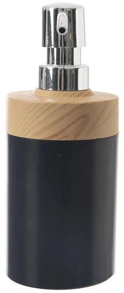 Black dozownik na mydło 0,38 l, plastikowy, czarny ORION 530790
