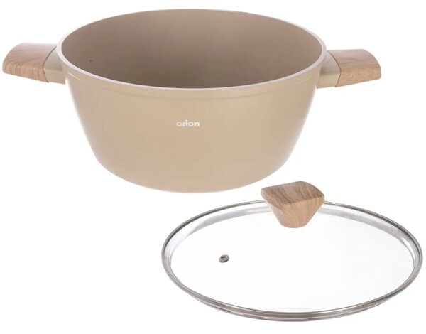 Ecrina Garnek 6,6 l z pokrywką szklaną ORION 113613