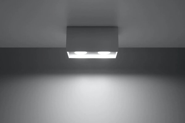 Szary geometryczny plafon LED - EX509 T9-K09