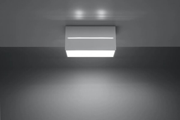 Biały geometryczny plafon LED - EX510 H7-G75