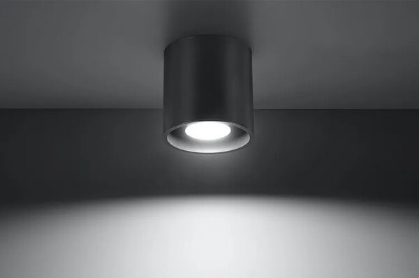 Okrągły plafon LED antracyt - EX538 L6-D15
