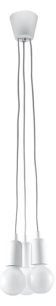Biała industrialna lampa wisząca zwisy EX542 G4-C81