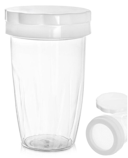 Pojemnik z sitkiem do cukru pudru i cynamonu 250 ML