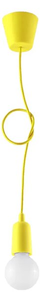 Żółta lampa wisząca w stylu industrialnym - EX541 W6-P62