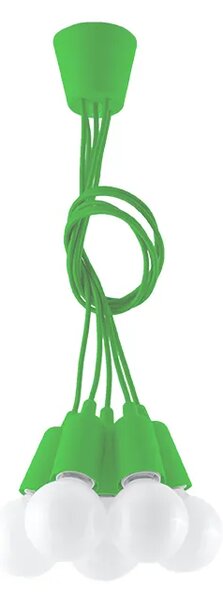 Zielona loftowa lampa wisząca - EX543 F5-S95