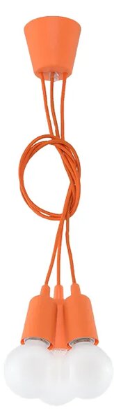 Pomarańczowa loftowa lampa wisząca - EX542 B4-D26