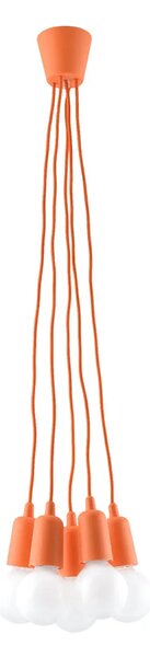 Pomarańczowa industrialna lampa wisząca - EX543-Diegi