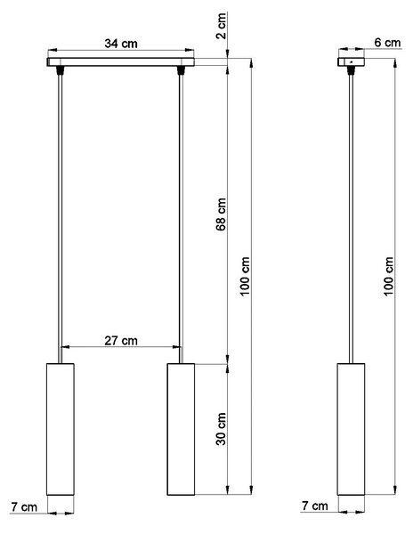 Industrialna lampa wisząca nad stół - 4S EX572 P1-S94