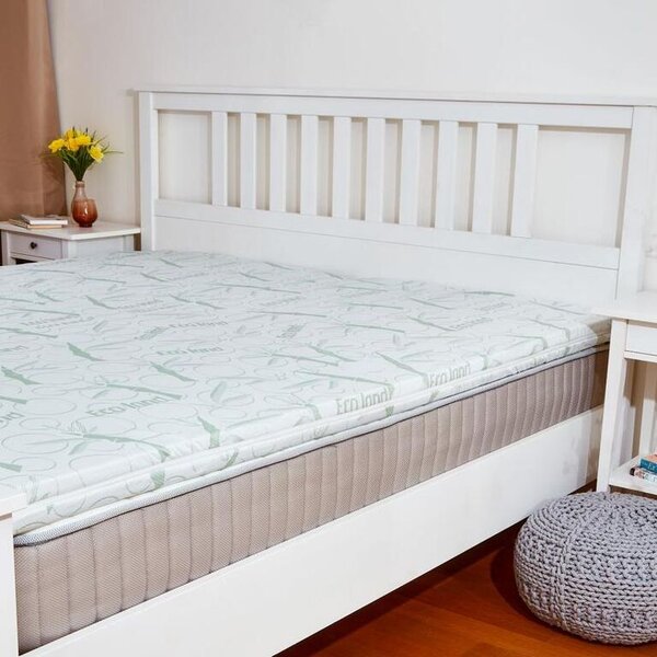 Materac ochronny z pamięcią kształtu BAMBOO Comfort 90 x 190 x 4 cm