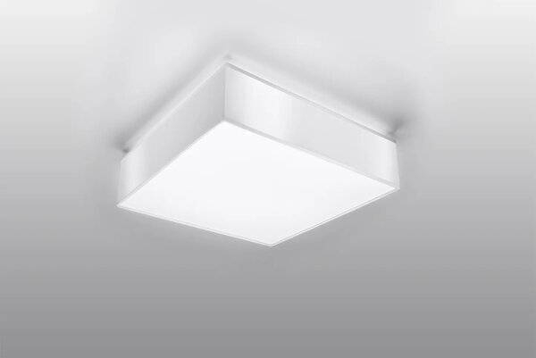 Biały minimalistyczny kwadratowy plafon - 3X EX508 P7-N51