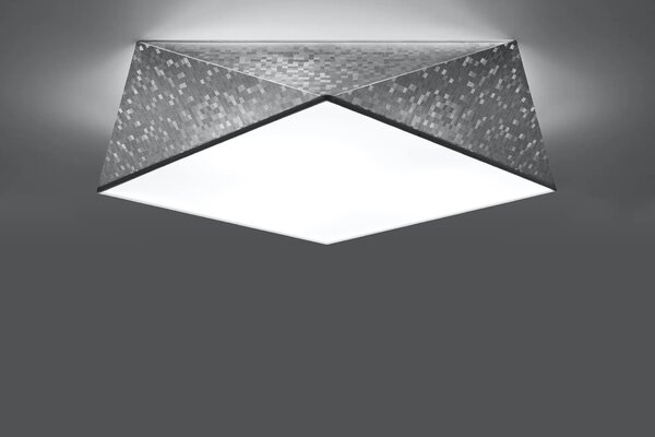 Srebrny geometryczny plafon - EX591 E7-P72