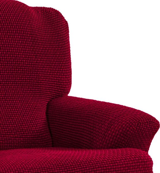 Super streczowe pokrowce NIAGARA bordo fotel relaks (sz. 70 - 90 cm)