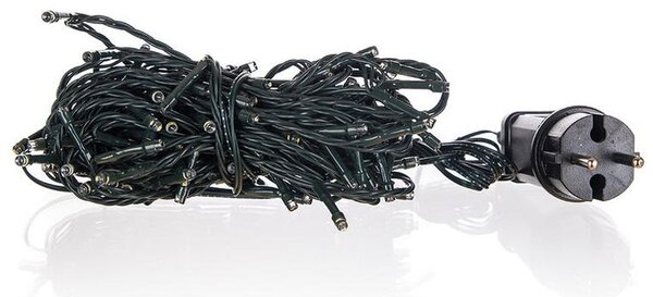 Łańcuch świetlny ciepłe białe światło 120 LED, 9 + 3 m
