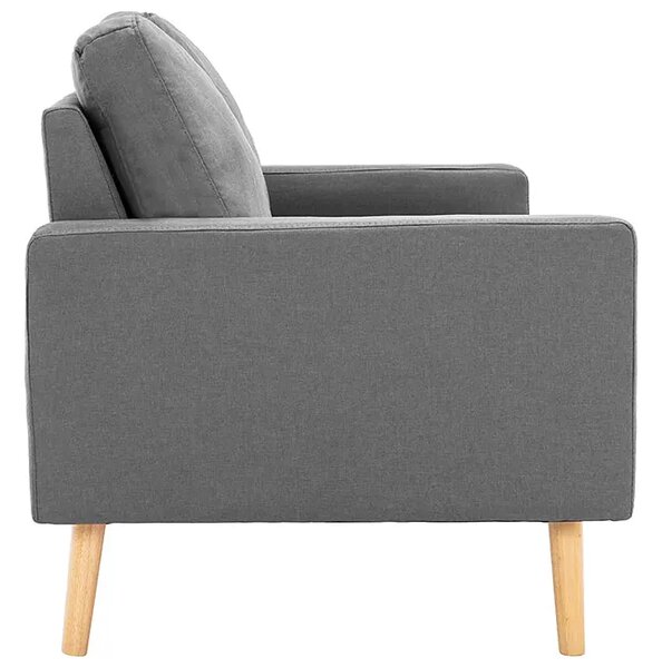2-osobowa jasnoszara sofa M1-B11