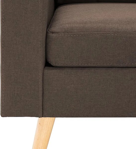 2-osobowa brązowa sofa N4-P58