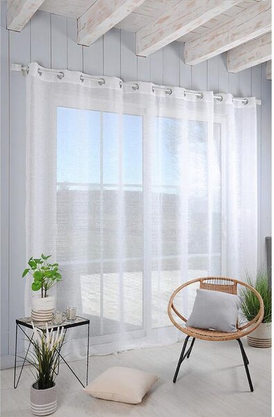 Firana z woalu do salonu CELIAN XXL 300 x 260 cm
