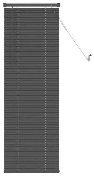 Żaluzja wenecka pvc srebrnoszara 150 x 50 cm - eleganckie rozwiązanie do biura i domu