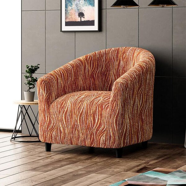 Bi-elastyczne pokrowce UNIVERSO NOWE cieniowane cegła fotel klubowy (sz. 50 - 70 cm)