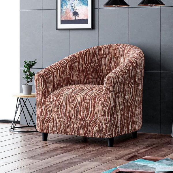 Bi-elastyczne pokrowce UNIVERSO NOWE cieniowane brąz fotel klubowy (sz. 50 - 70 cm)
