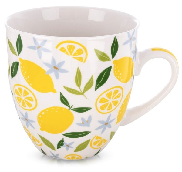 Kubek porcelanowy cytryny XXL 1 l