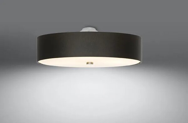Czarny elegancki plafon z abażurem 50 cm - 18X EX662 P2-R43