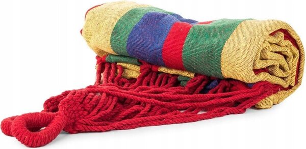 HAMAK OGRODOWY BAWEŁNIANY DWUOSOBOWY 200x150 BUJAK