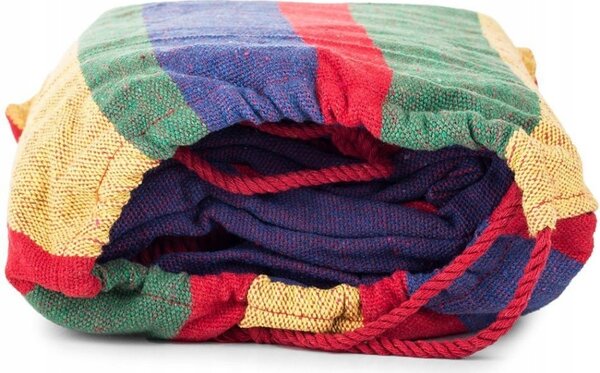 HAMAK OGRODOWY BAWEŁNIANY DWUOSOBOWY 200x150 BUJAK