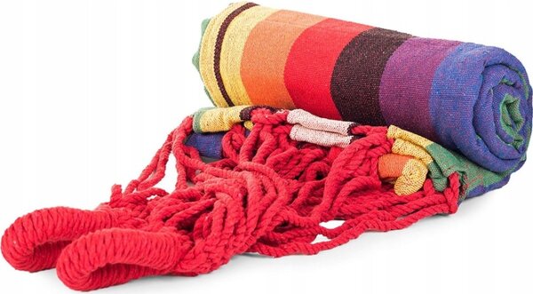 HAMAK OGRODOWY BAWEŁNIANY DWUOSOBOWY 200x150 BUJAK