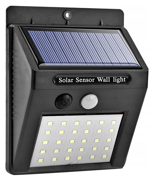 LAMPA SOLARNA LED CZUJNIK RUCHU ZMIERZCHU ŚCIENNA