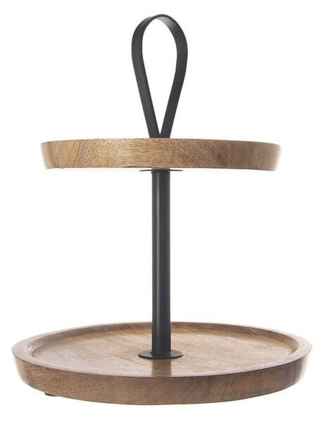 Patera drewniana MANGO, 2 - poziomy