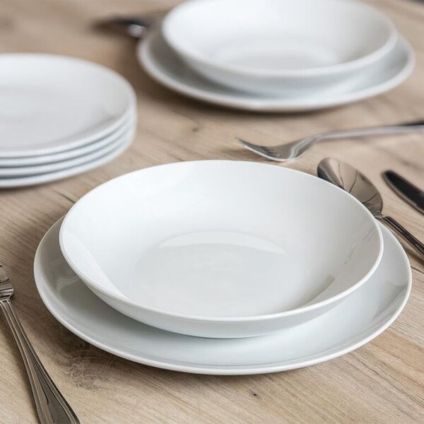 Komplet talerzy z porcelany MARION 18 szt