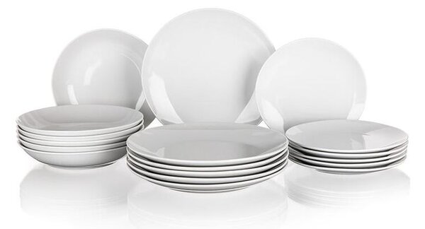 Komplet talerzy z porcelany MARION 18 szt