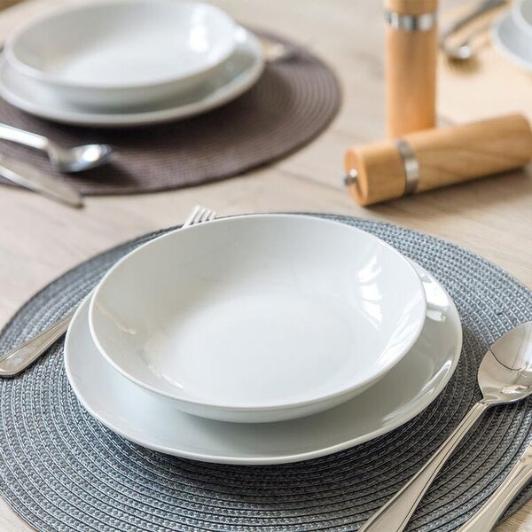 Komplet talerzy z porcelany MARION 18 szt