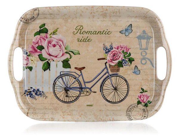 Taca melaminowa ROMANTIC RIDE zestaw 2 sztuk