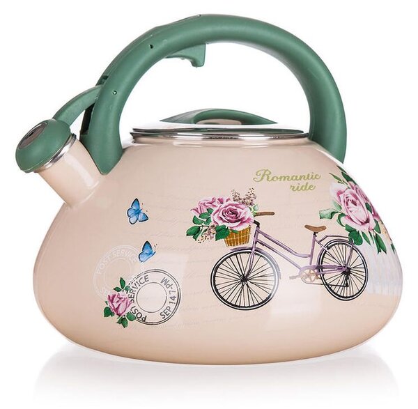 Czajnik emaliowany z gwizdkiem ROMANTIC RIDE 3 l