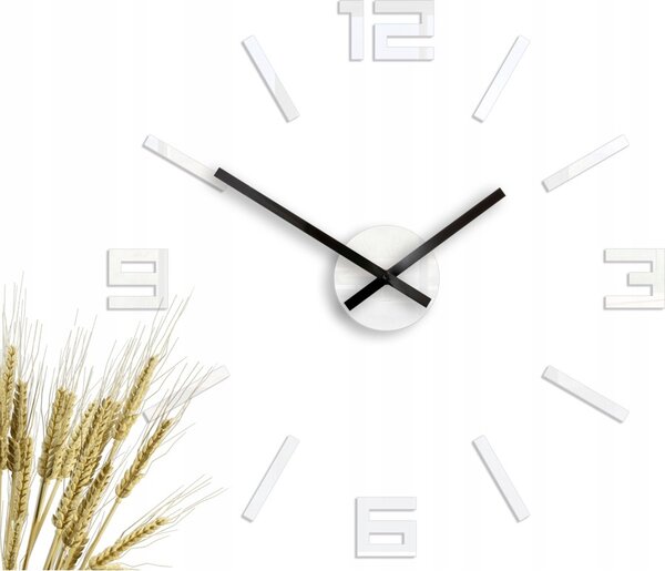 Zegar Ścienny Akrylowy Mechanizm Kwarcowy Arabic White Okrągły