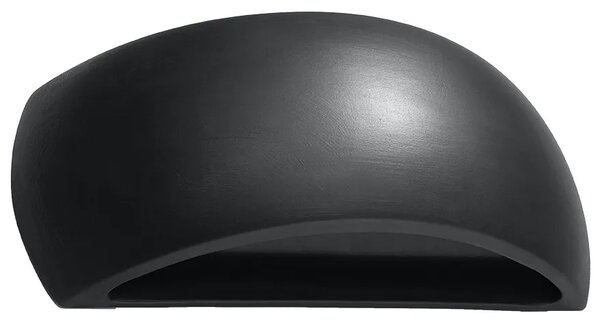 Czarny minimalistyczny kinkiet z ceramiki - EX716-Pontia