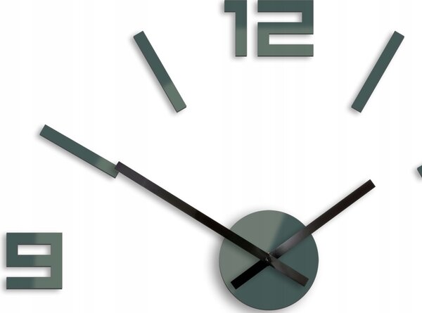 Zegar Ścienny Akrylowy Mechanizm Kwarcowy Arabic Grey Okrągły