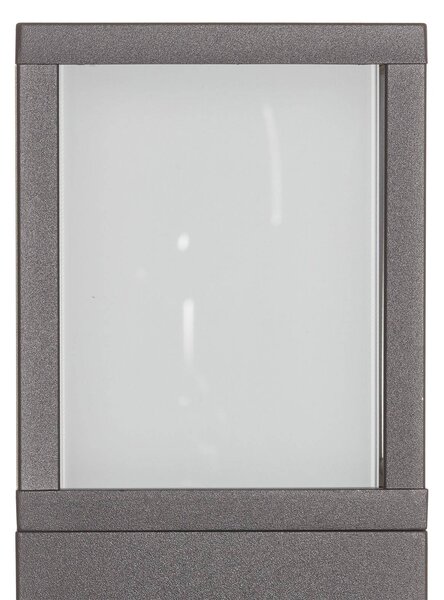 CMD Słupek oświetleniowy 9017, możliwość ściemniania, czarny, aluminium, nowoczesny