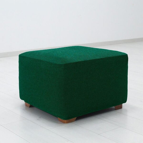 Super streczowe pokrowce HARMONIA zielone pufa (40 - 60 cm)