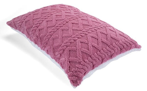 Zestaw 2 poszewek na poduszki INVERNO jeżynowe 50 x 70 cm