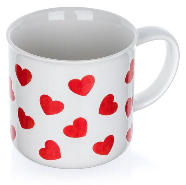 Zestaw kubków ceramicznych RED HEART 350 ml 2 szt