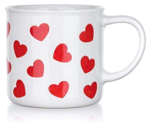 Zestaw kubków ceramicznych RED HEART 350 ml 2 szt