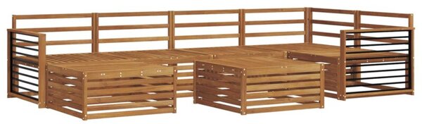 Zestaw mebli ogrodowych z litego drewna akacjowego - nowoczesny i modułowy design