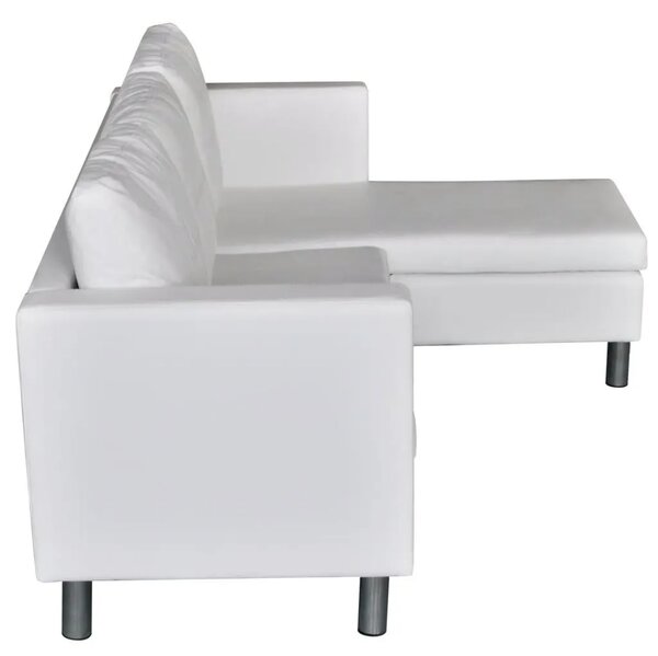 Biała elegancka sofa 3-osobowa C9-Z78