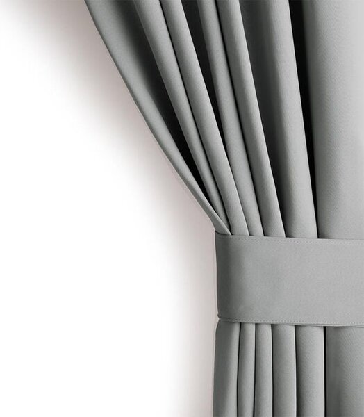 Zasłona zaciemniająca blackout RESTILO srebrna 140 x 245 cm 1 szt